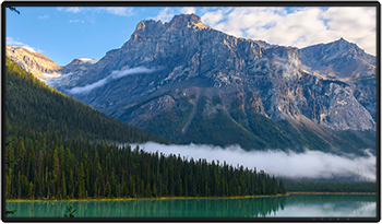 Option de recadrage intelligente pour l'image du paysage